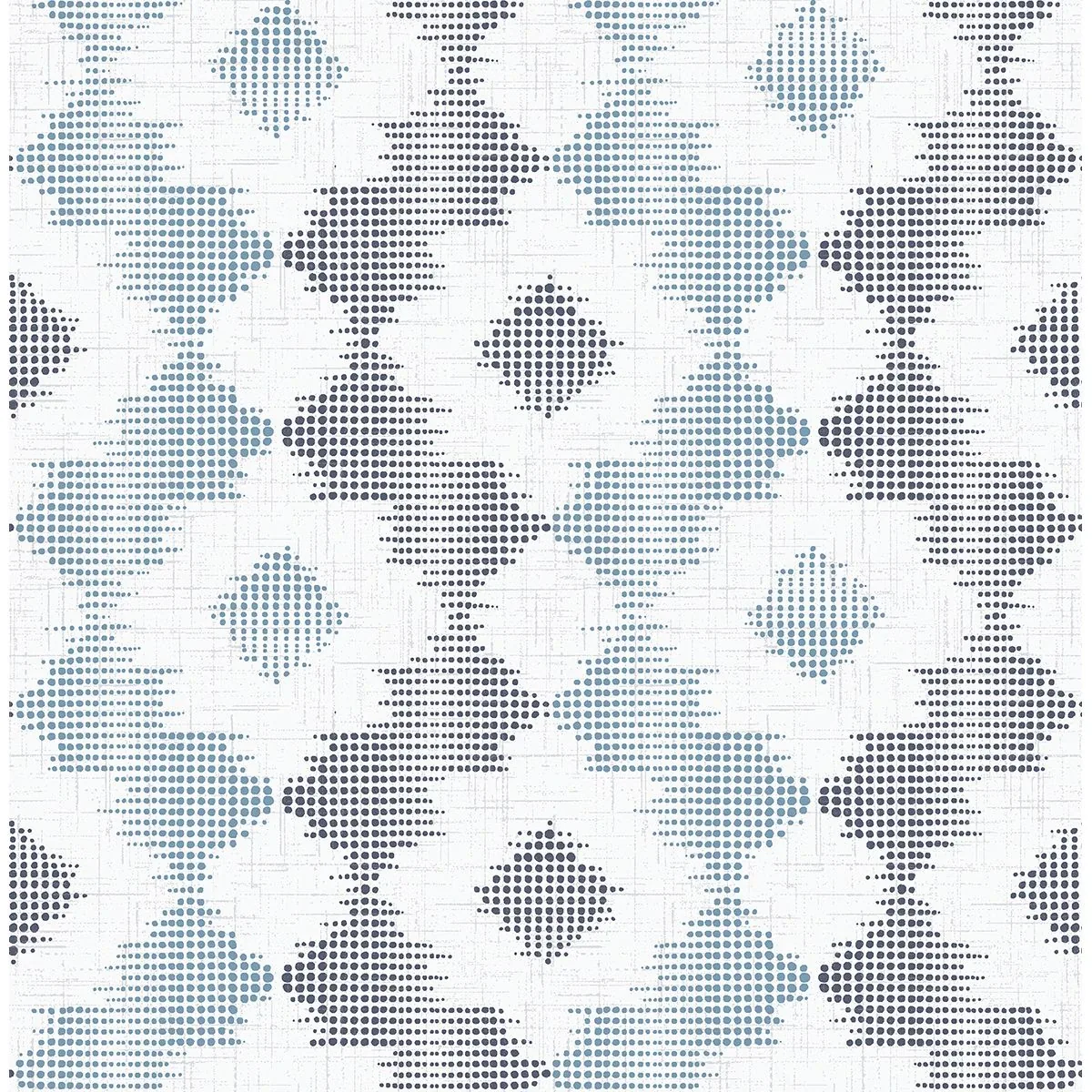 A-Street Prints Babylon Blue Abstract Floral Wallpaper - SKU 2902-25521
