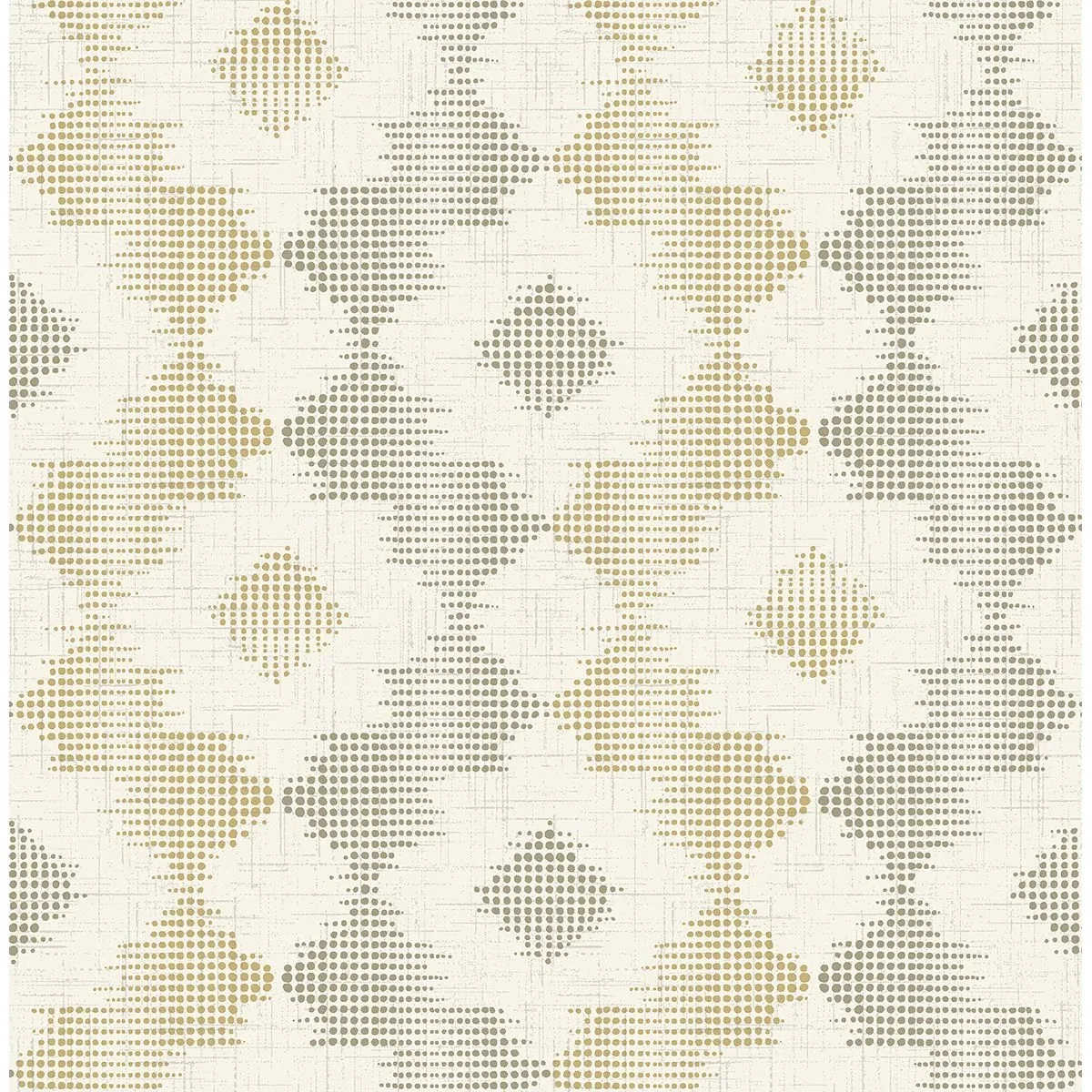 2902-25522 | Babylon Mustard Abstract Floral Wallpaper