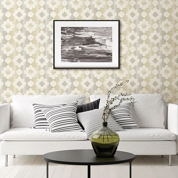 A-Street Prints Babylon Mustard Abstract Floral Wallpaper | Wallpaper Twins A-Street Prints Babylon Mustard Abstract Floral Wallpaper - SKU 2902-25522