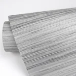 A-Street Prints Baishin Silver Grasscloth Wallpaper - SKU 2829-82024