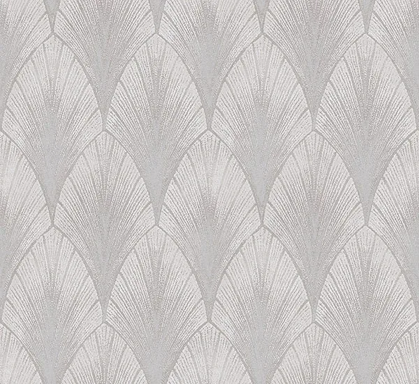 A-Street Prints Bakal Pearl Art Deco Ogee Wallpaper - SKU 2976-86555