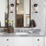 A-Street Prints Bakal Pearl Art Deco Ogee Wallpaper - SKU 2976-86555