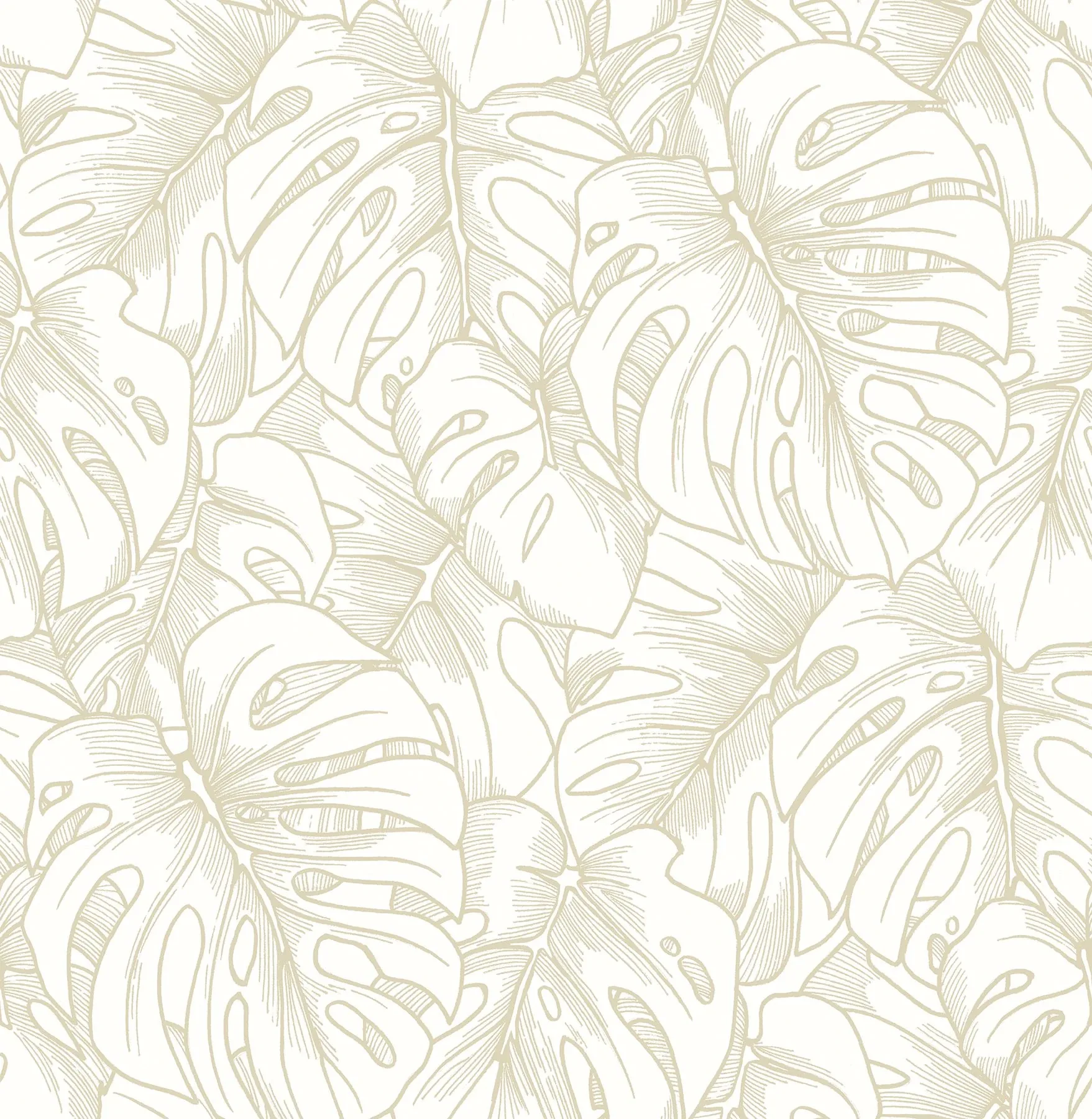 2964-87341 | Balboa Gold Botanical Wallpaper
