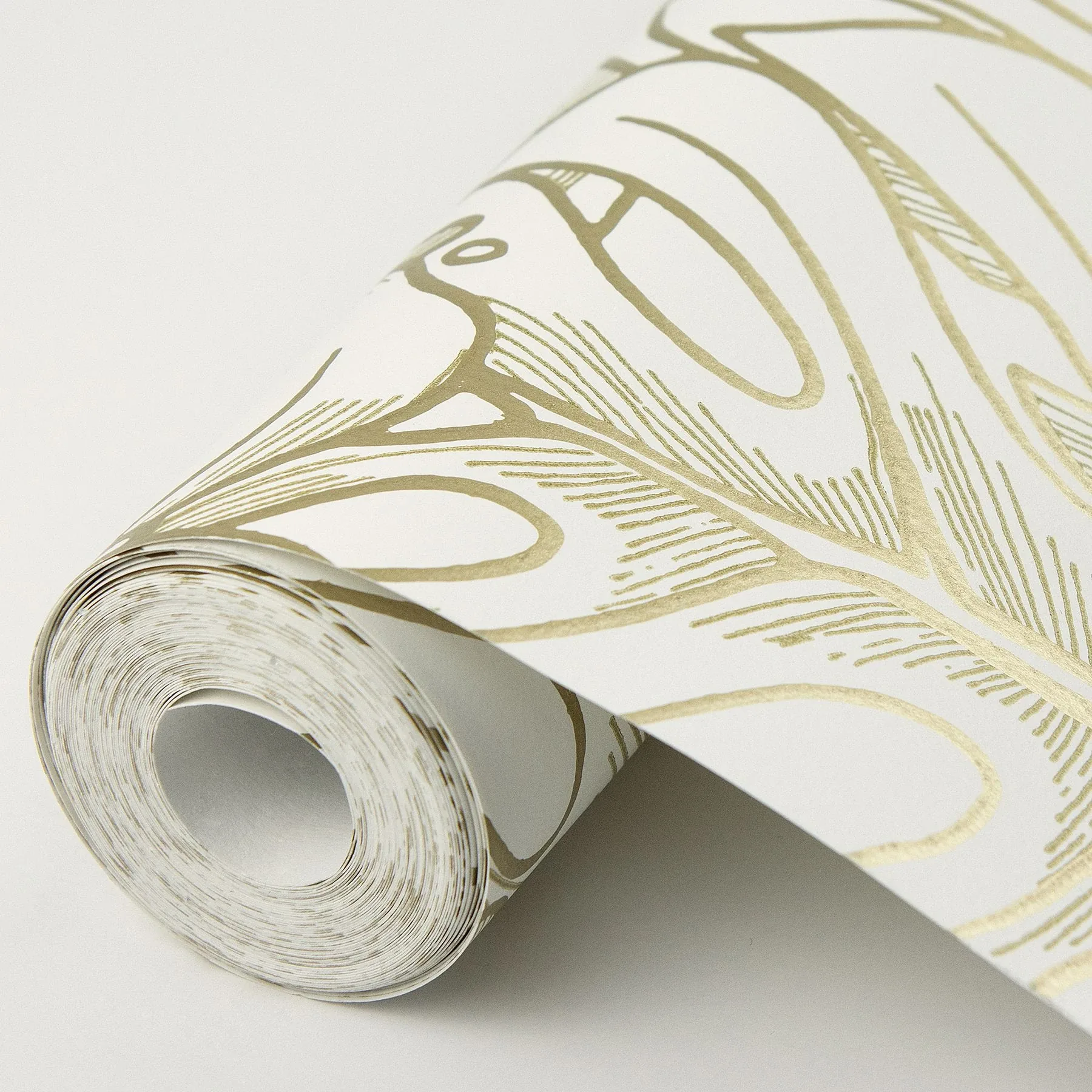 A-Street Prints Balboa Gold Botanical Wallpaper - SKU 2964-87341