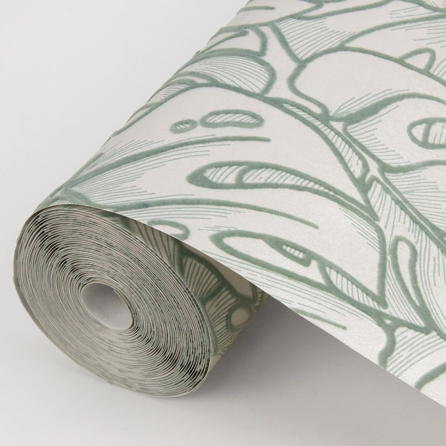 A-Street Prints Balboa Olive Botanical Wallpaper - SKU 2964-87343