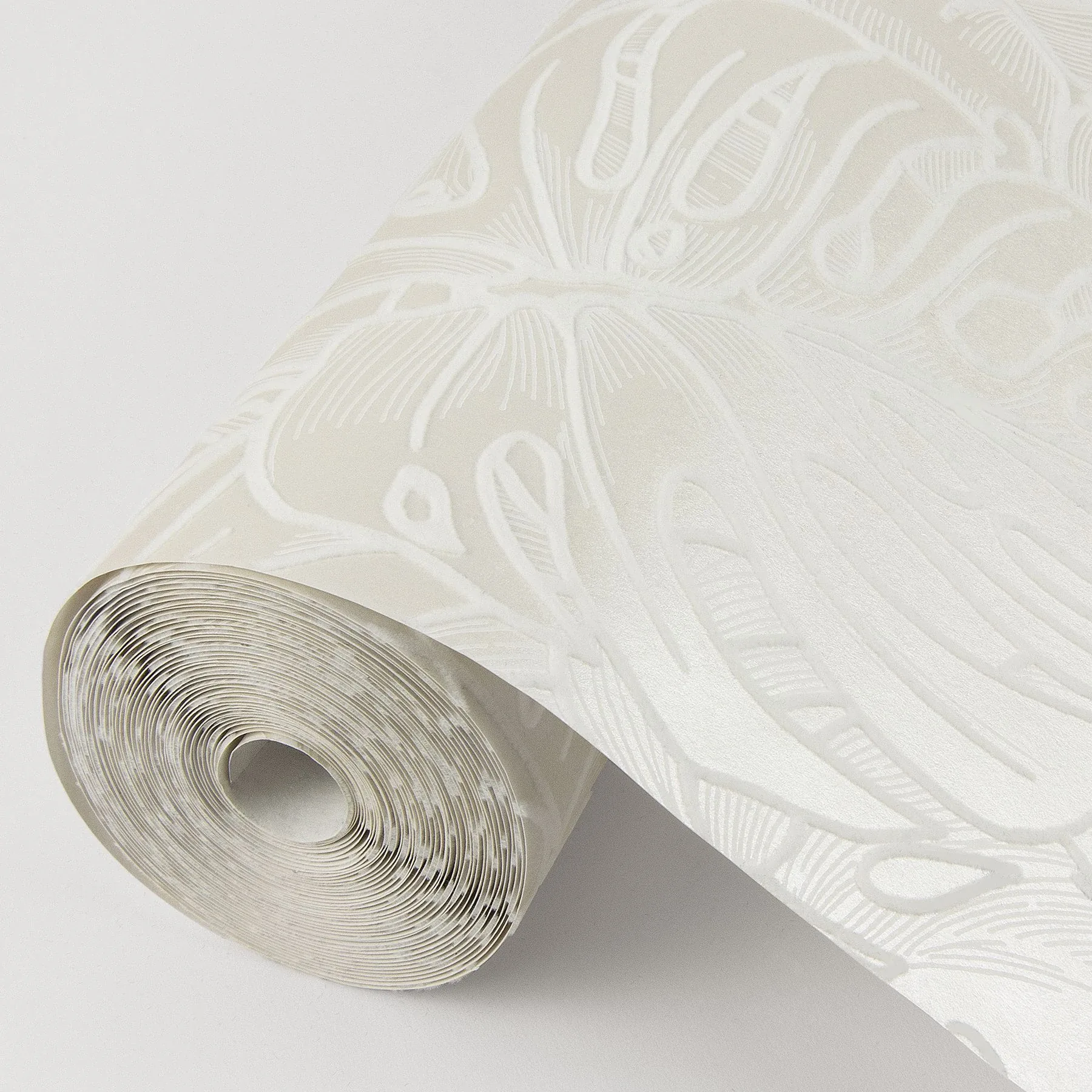 A-Street Prints Balboa White Botanical Wallpaper | Wallpaper Twins A-Street Prints Balboa White Botanical Wallpaper - SKU 2964-87340