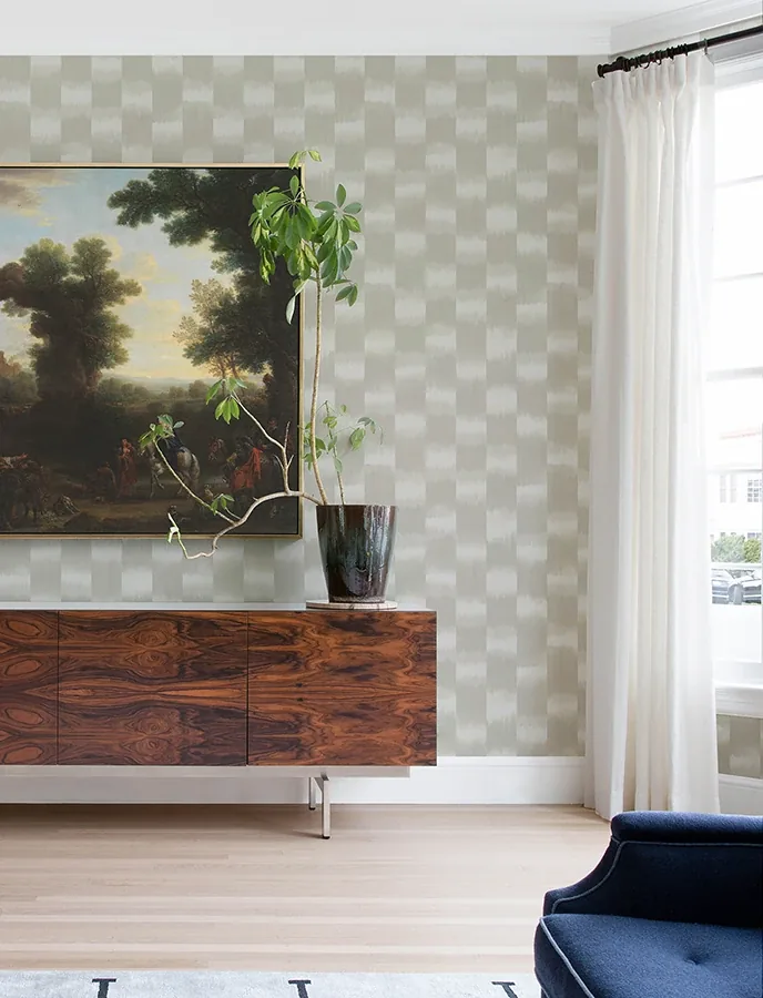A-Street Prints Baldwin Pearl Shibori Stripe Wallpaper - SKU 4141-27119