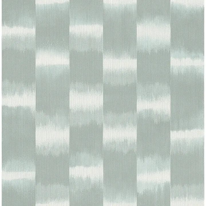 A-Street Prints Baldwin Teal Shibori Stripe Wallpaper - SKU 4141-27116