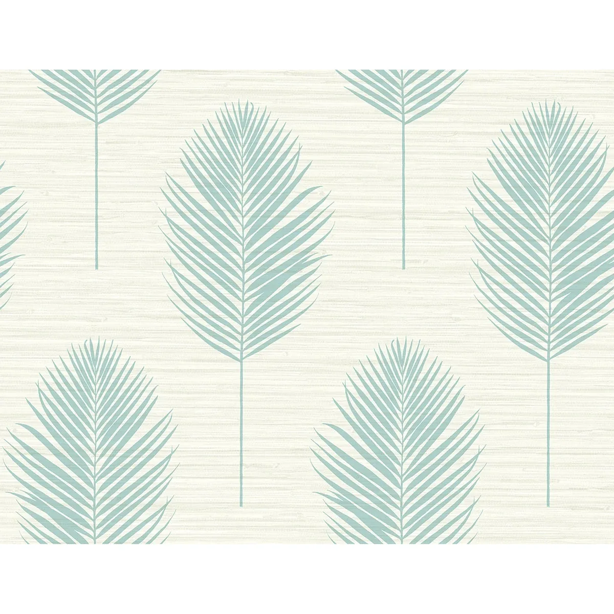 A-Street Prints Bali Aqua Fern Wallpaper - SKU 2988-70202