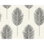 A-Street Prints Bali Black Fern Wallpaper - SKU 2988-70210