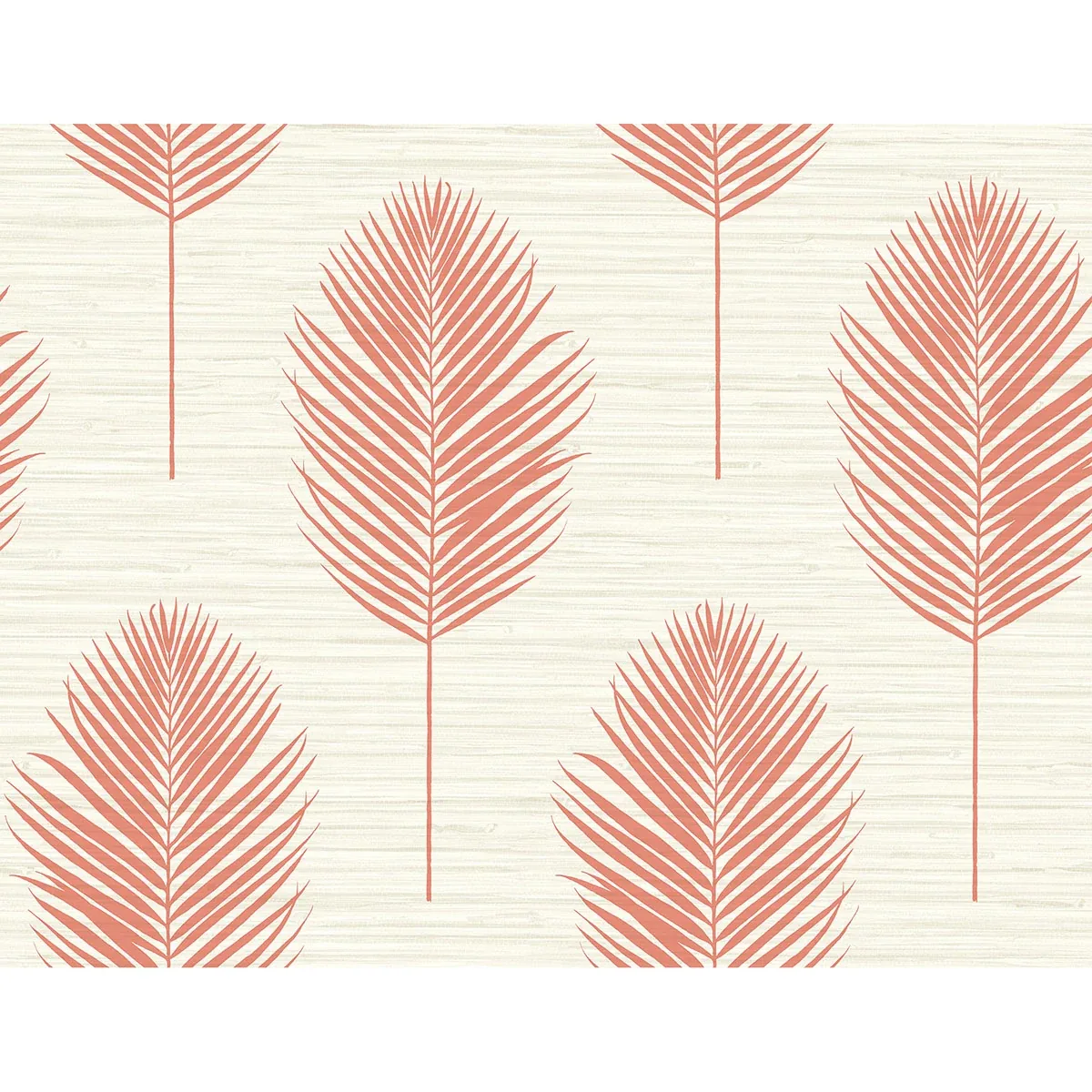 A-Street Prints Bali Coral Fern Wallpaper - SKU 2988-70201