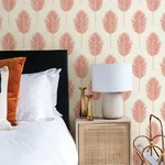 A-Street Prints Bali Coral Fern Wallpaper - SKU 2988-70201