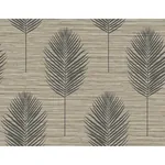 A-Street Prints Bali Light Brown Fern Wallpaper - SKU 2988-70206