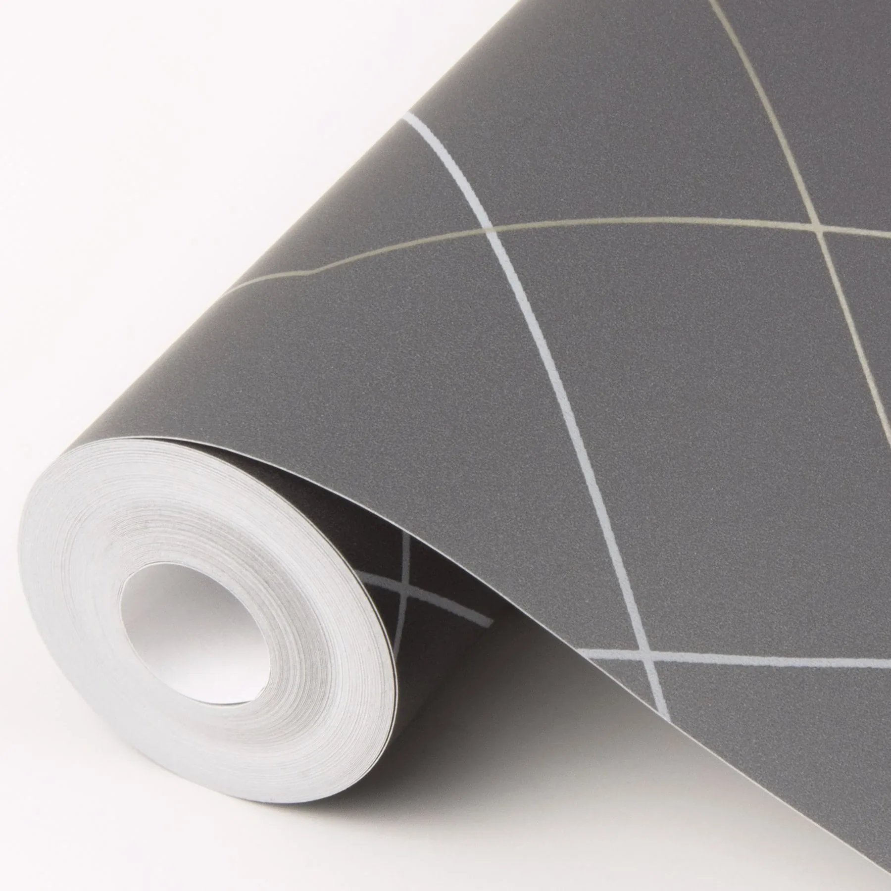 A-Street Prints Ballard Grey Geometric Wallpaper - SKU 2964-25912