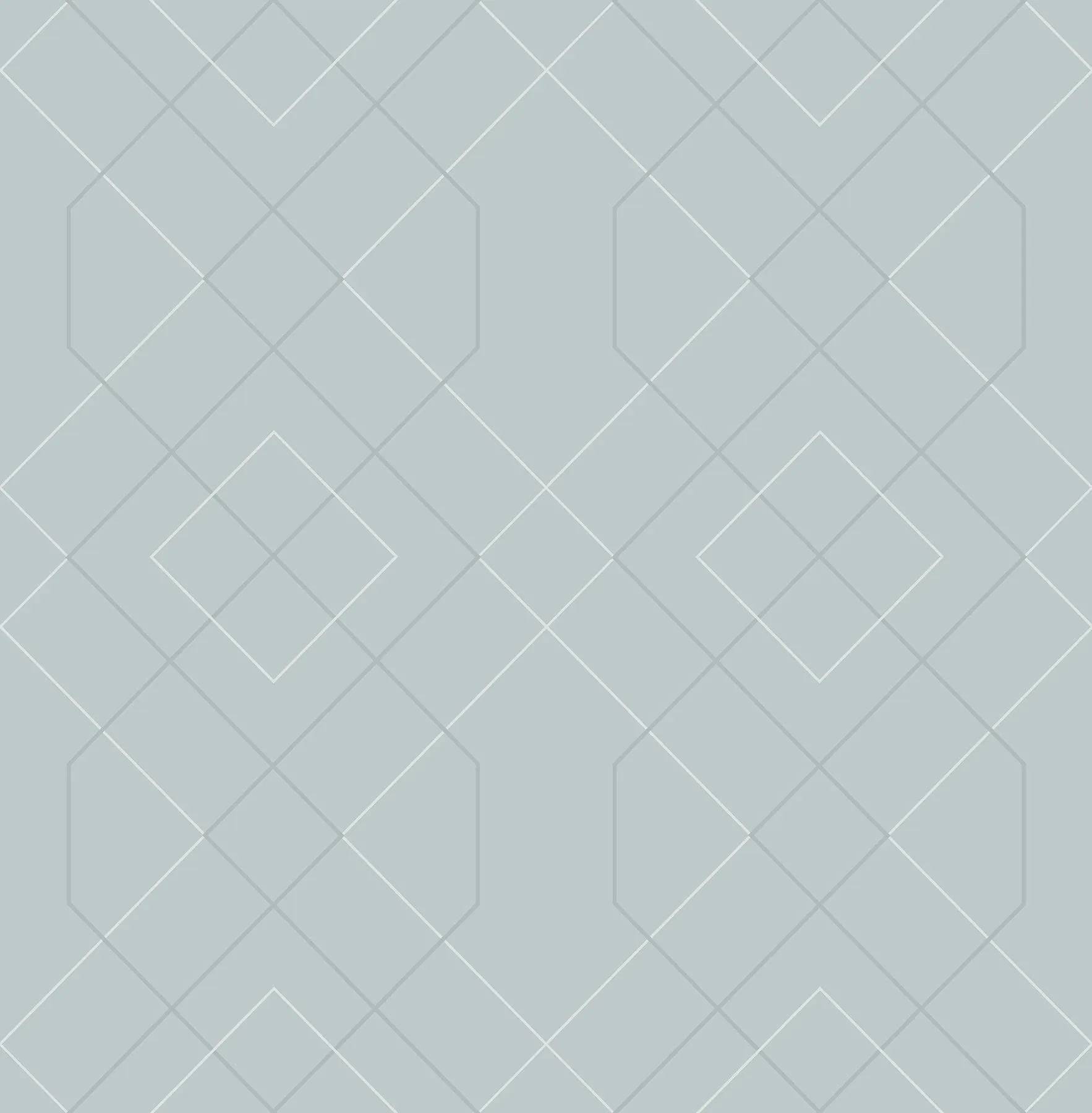 2964-87345 | Ballard Light Blue Geometric Wallpaper