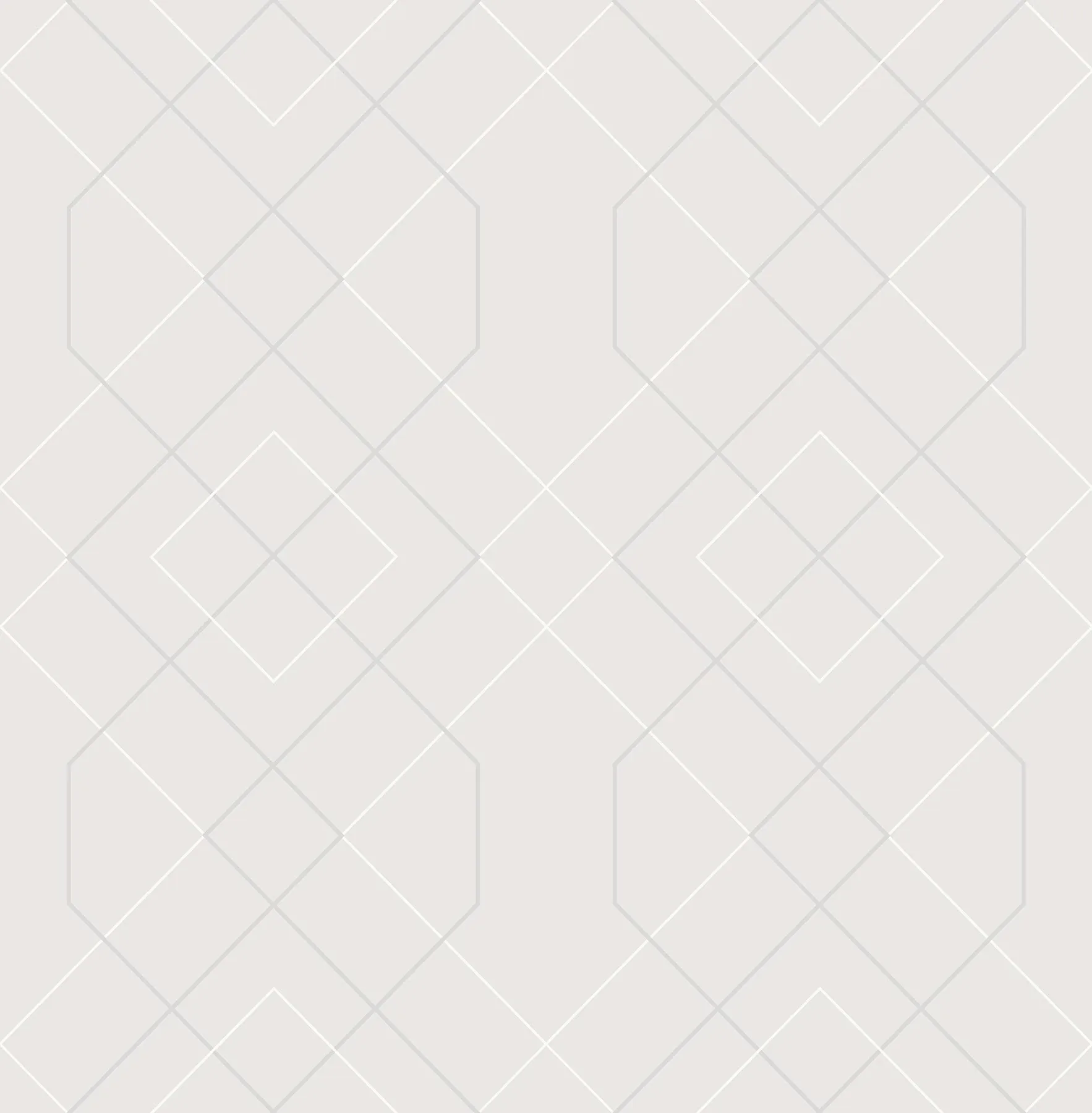 2964-87346 | Ballard Silver Geometric Wallpaper
