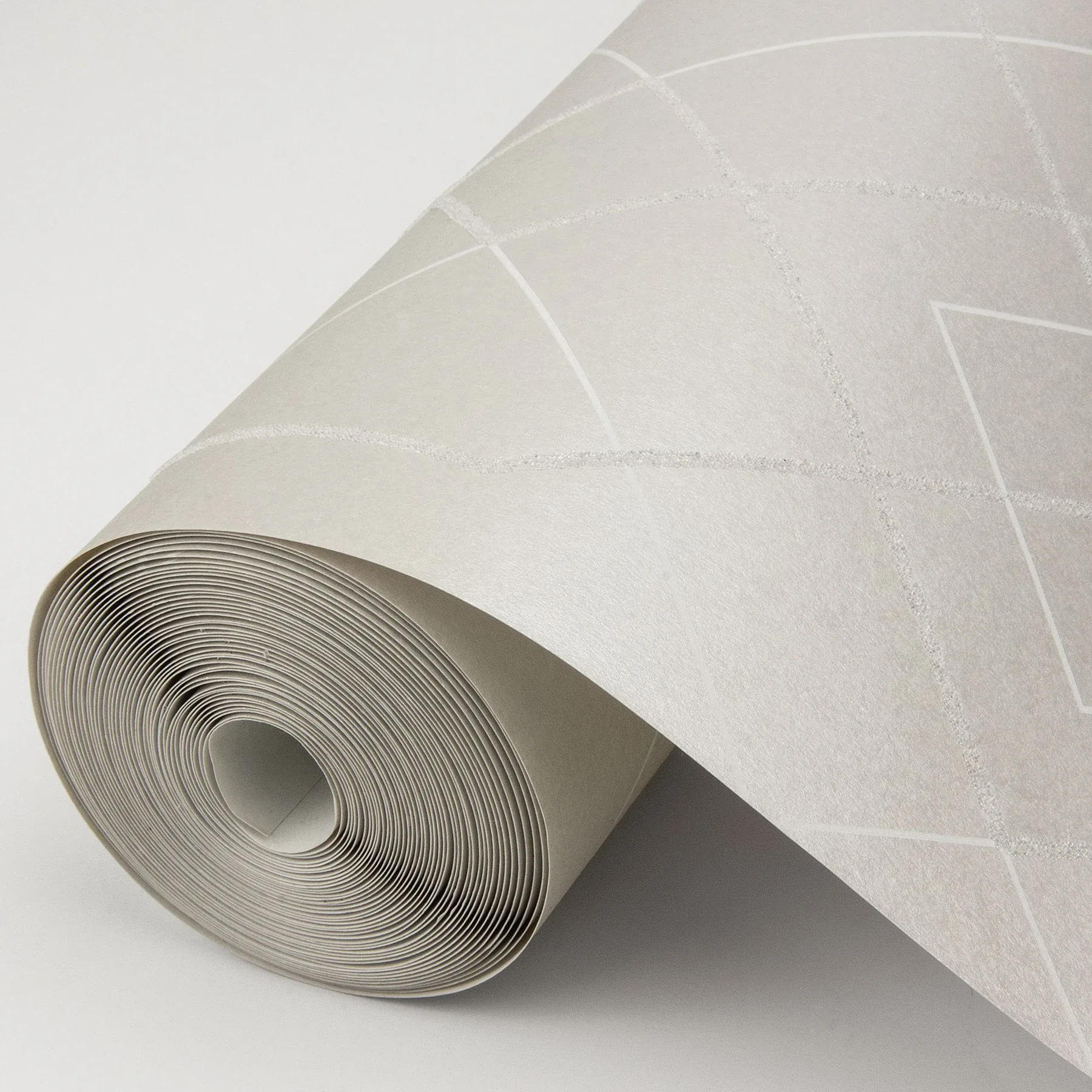 A-Street Prints Ballard Silver Geometric Wallpaper | Wallpaper Twins A-Street Prints Ballard Silver Geometric Wallpaper - SKU 2964-87346
