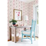 A-Street Prints Banning Stripe Pink Geometric Wallpaper | Wallpaper Twins A-Street Prints Banning Stripe Pink Geometric Wallpaper - SKU 2656-004009
