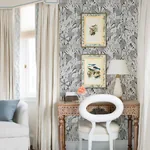 A-Street Prints Bannon Black Leaves Wallpaper - SKU 4081-26346