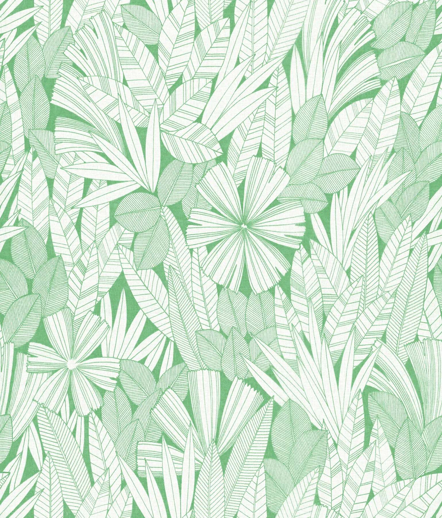 4081-26345 | Bannon Green Leaves Wallpaper