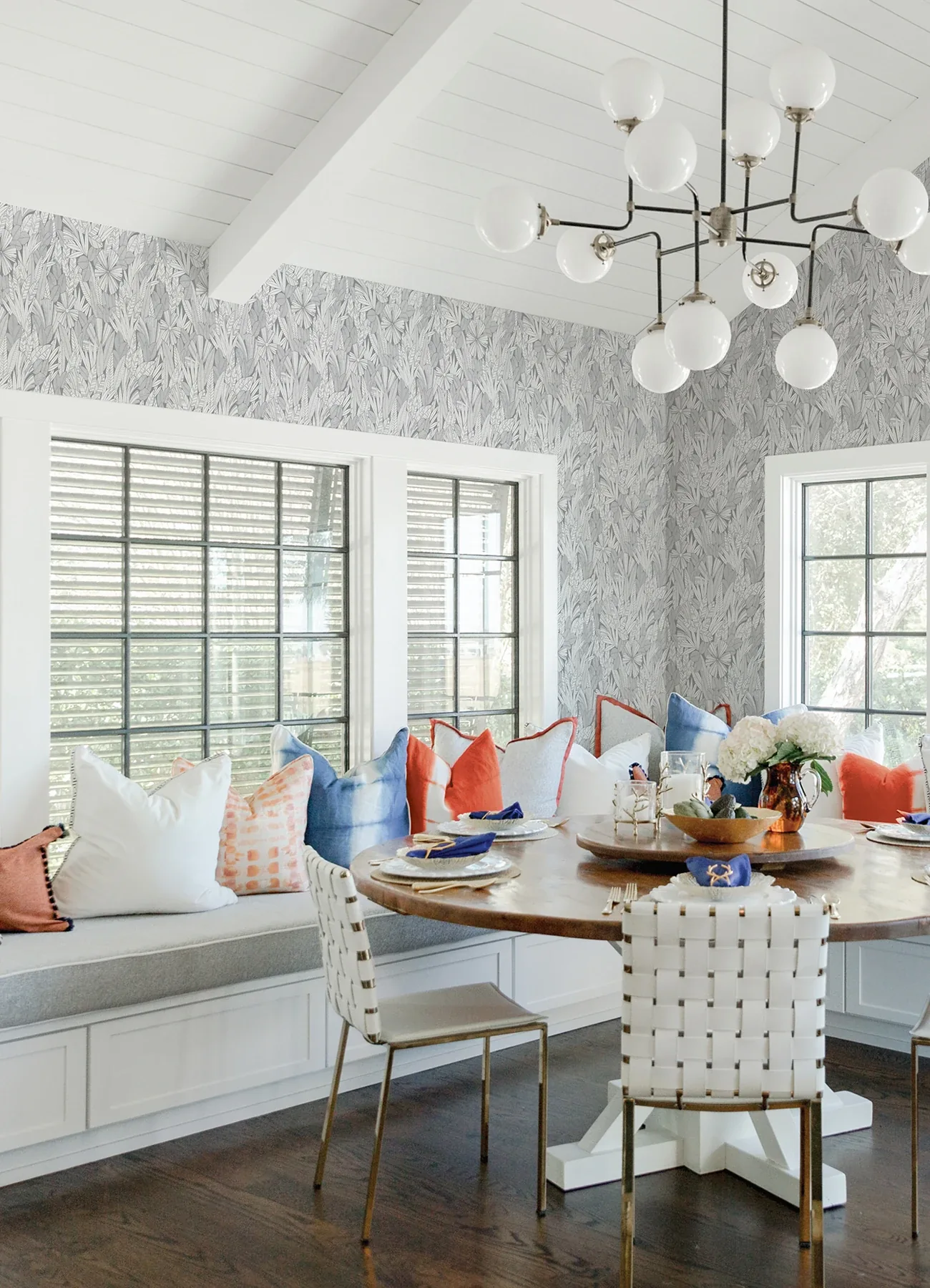 A-Street Prints Bannon Grey Leaves Wallpaper | Wallpaper Twins A-Street Prints Bannon Grey Leaves Wallpaper - SKU 4081-26344