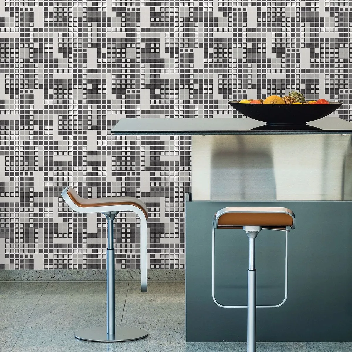 A-Street Prints Bantry Black Geometric Wallpaper | Wallpaper Twins A-Street Prints Bantry Black Geometric Wallpaper - SKU 2949-60700