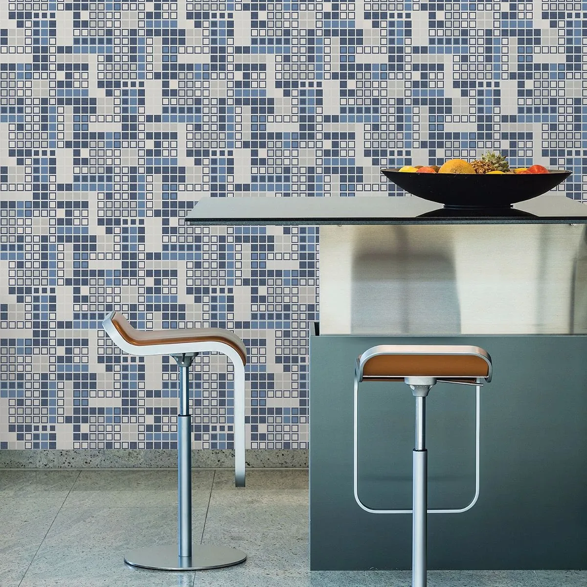 A-Street Prints Bantry Blue Geometric Wallpaper | Wallpaper Twins A-Street Prints Bantry Blue Geometric Wallpaper - SKU 2949-60702