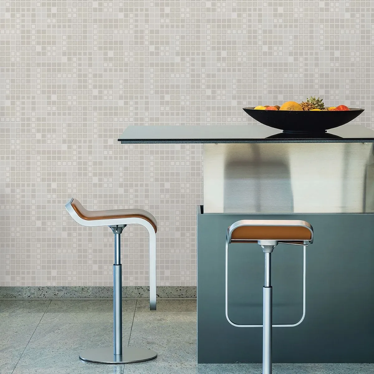 A-Street Prints Bantry Neutral Geometric Wallpaper - SKU 2949-60705