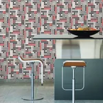 A-Street Prints Bantry Red Geometric Wallpaper - SKU 2949-60701