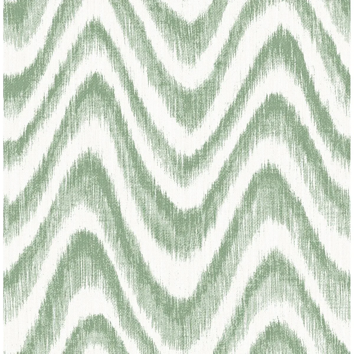 2901-25406 | Bargello Green Faux Grasscloth Wave Wallpaper
