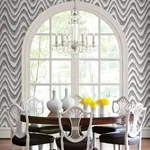 A-Street Prints Bargello Grey Faux Grasscloth Wave Wallpaper | Wallpaper Twins A-Street Prints Bargello Grey Faux Grasscloth Wave Wallpaper - SKU 2901-25407