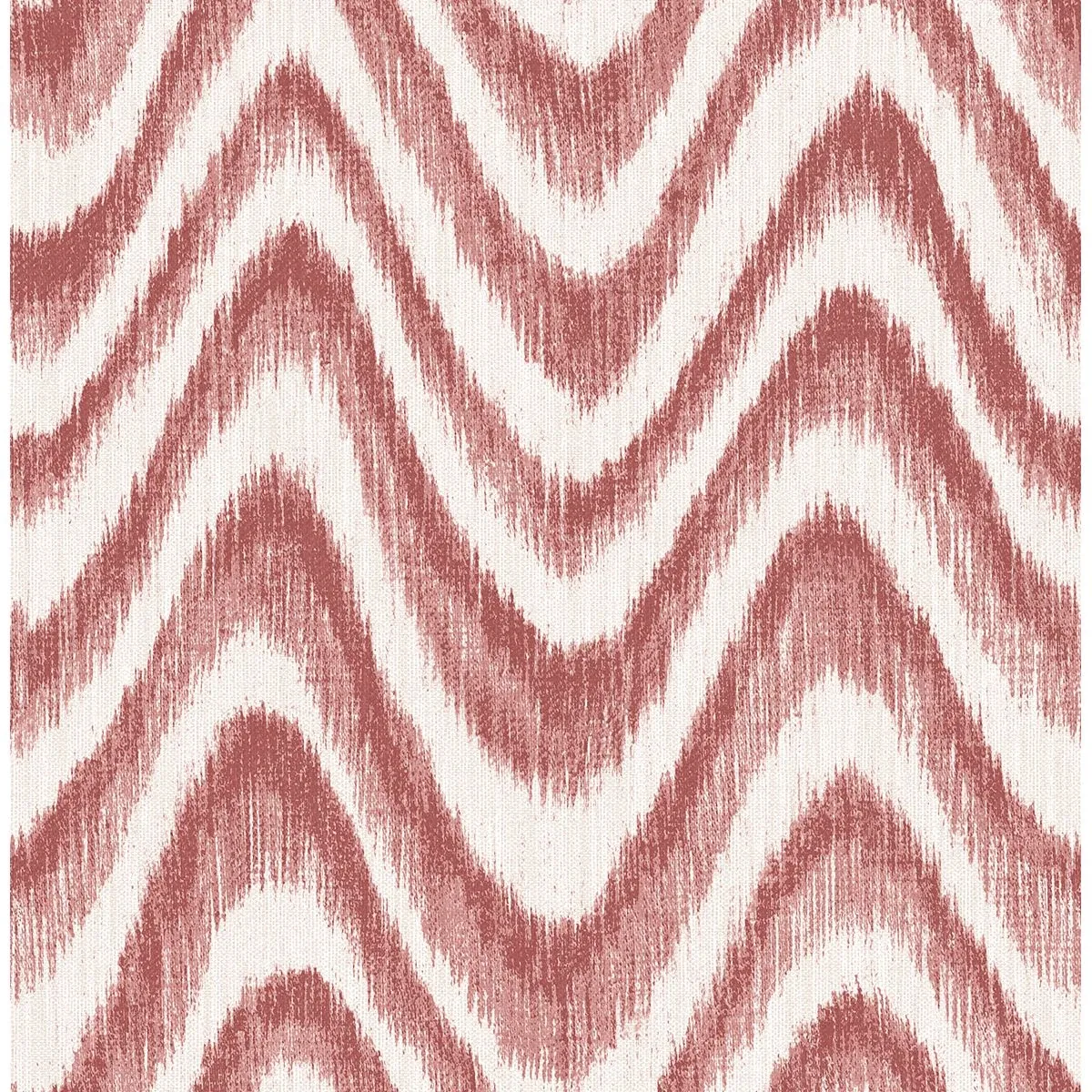 2901-25405 | Bargello Red Faux Grasscloth Wave Wallpaper