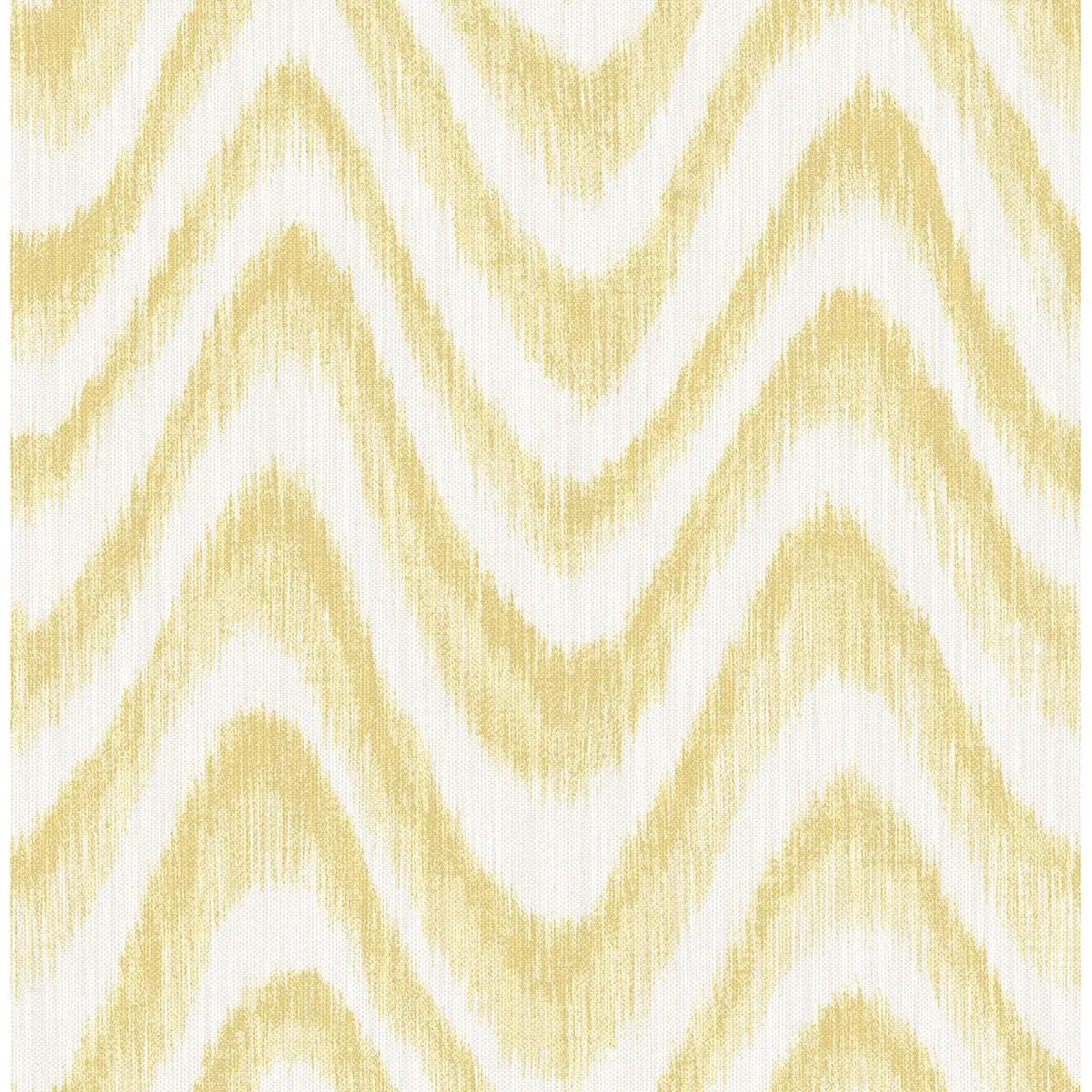 2901-25409 | Bargello Yellow Faux Grasscloth Wave Wallpaper