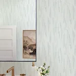 A-Street Prints Baris Aqua Stipple Stripe Wallpaper - SKU 4141-27150