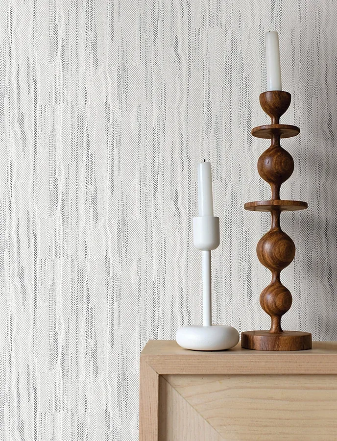 A-Street Prints Baris Charcoal Stipple Stripe Wallpaper | Wallpaper Twins A-Street Prints Baris Charcoal Stipple Stripe Wallpaper - SKU 4141-27151