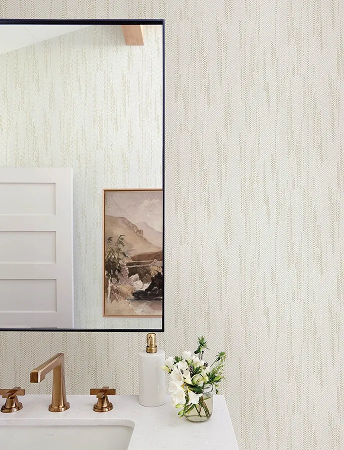 A-Street Prints Baris Gold Stipple Stripe Wallpaper | Wallpaper Twins A-Street Prints Baris Gold Stipple Stripe Wallpaper - SKU 4141-27149
