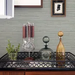 A-Street Prints Barnaby Sage Faux Grasscloth Wallpaper | Wallpaper Twins A-Street Prints Barnaby Sage Faux Grasscloth Wallpaper - SKU 2964-25964