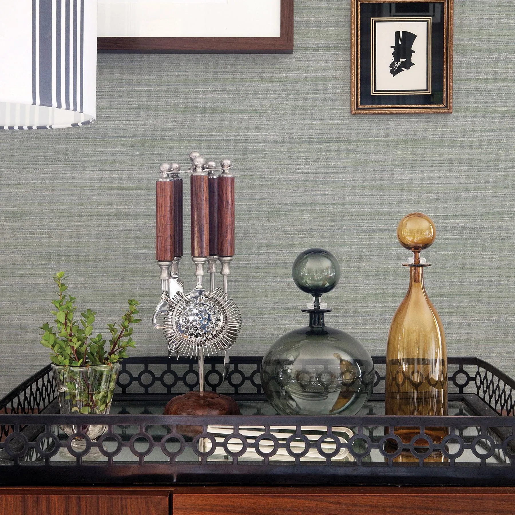 A-Street Prints Barnaby Sage Faux Grasscloth Wallpaper | Wallpaper Twins A-Street Prints Barnaby Sage Faux Grasscloth Wallpaper - SKU 2964-25964