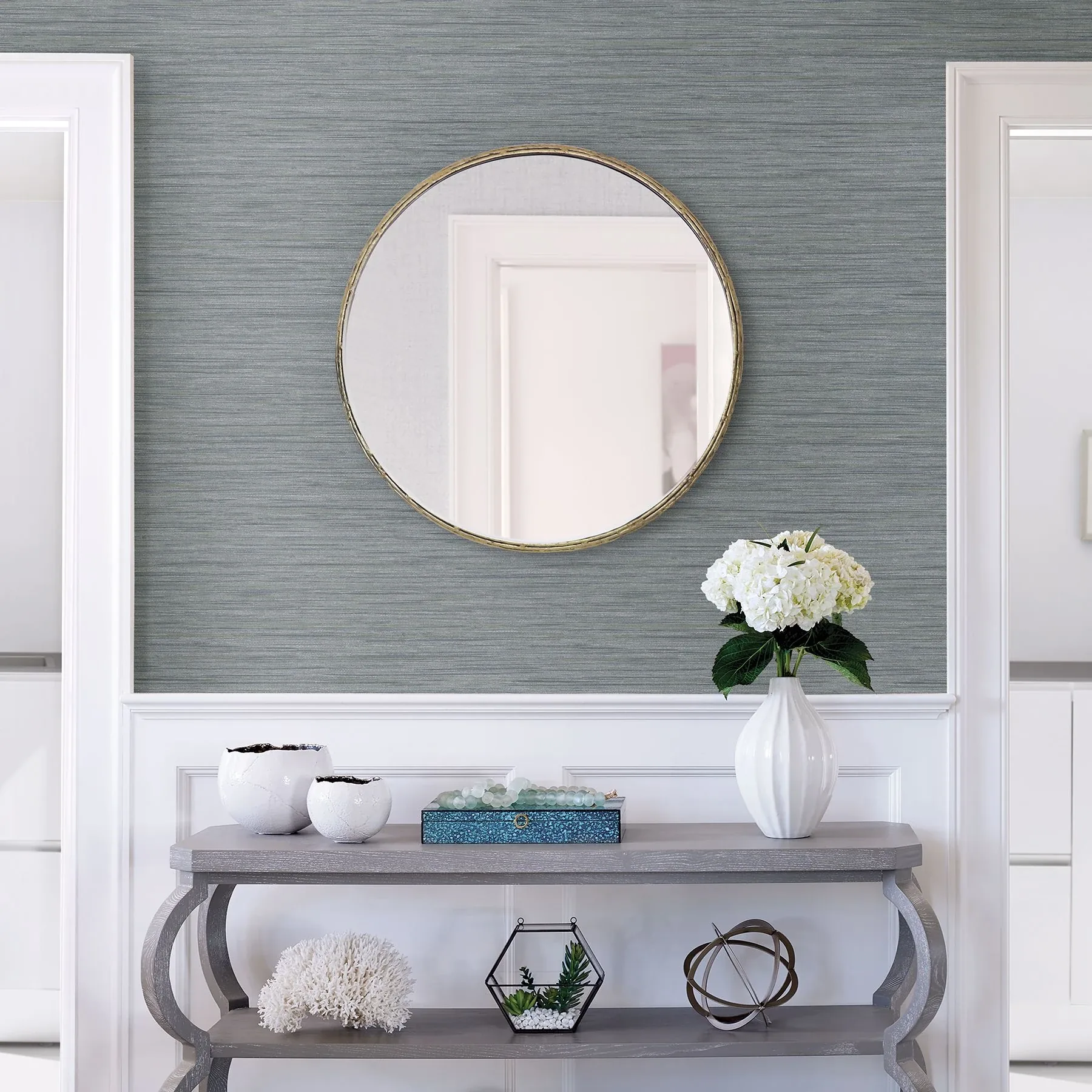 A-Street Prints Barnaby Slate Faux Grasscloth Wallpaper | Wallpaper Twins A-Street Prints Barnaby Slate Faux Grasscloth Wallpaper - SKU 2964-25963