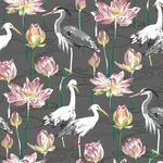 A-Street Prints Barton Grey Heron Wallpaper - SKU 4081-87553