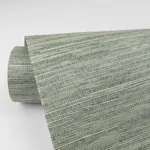 A-Street Prints Batad Green Grasscloth Wallpaper - SKU 2829-82037