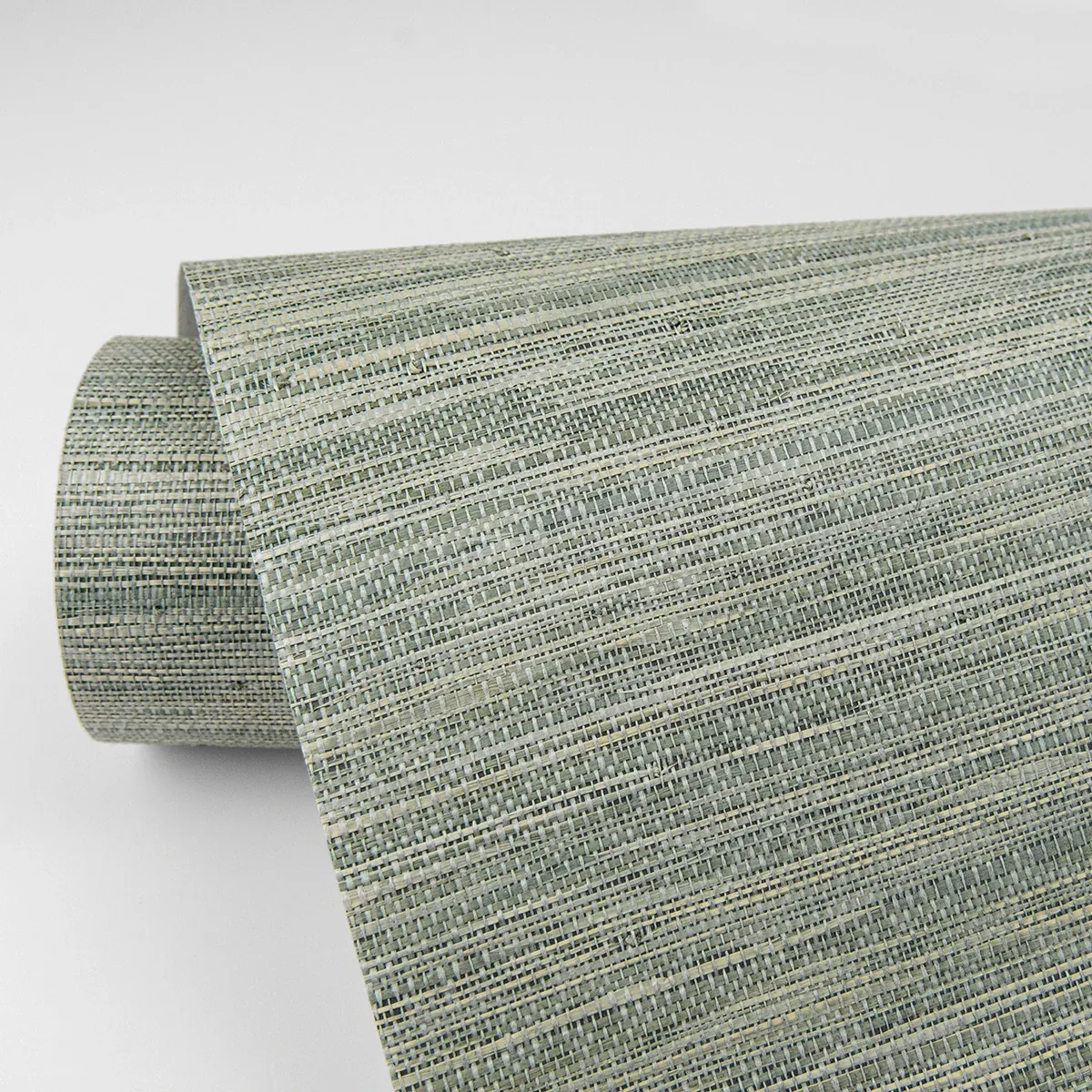 A-Street Prints Batad Green Grasscloth Wallpaper - SKU 2829-82037