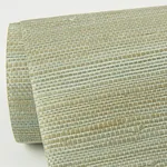 A-Street Prints Battan Mint Jute Grasscloth Wallpaper - SKU 2972-65609
