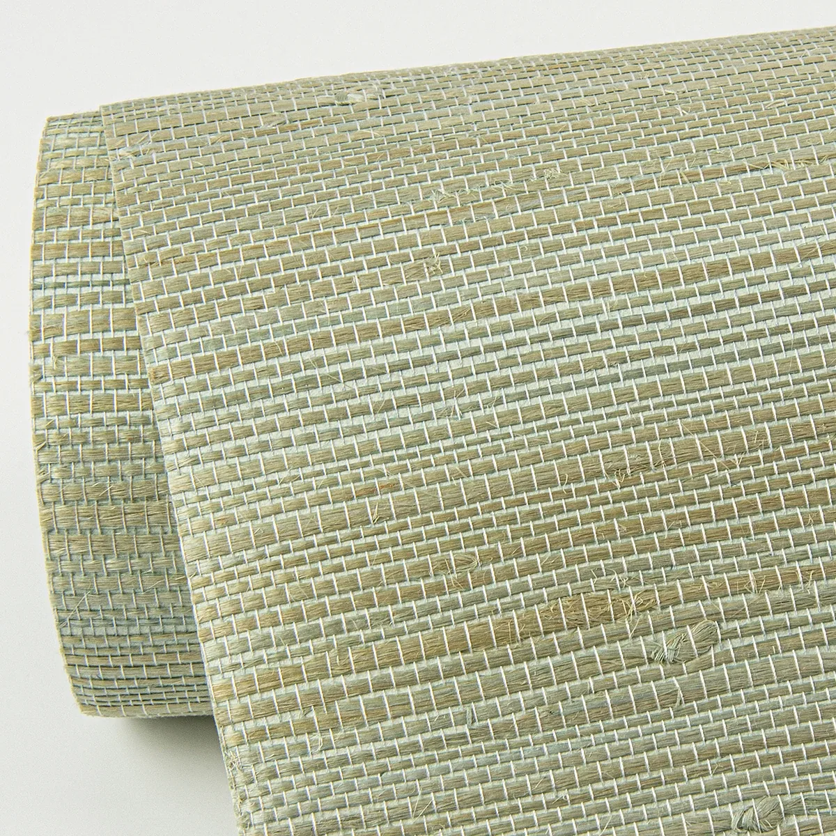 A-Street Prints Battan Mint Jute Grasscloth Wallpaper - SKU 2972-65609