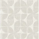 A-Street Prints Baxter Bone Semicircle Mosaic Wallpaper | Wallpaper Twins A-Street Prints Baxter Bone Semicircle Mosaic Wallpaper - SKU 4141-27111