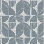 A-Street Prints Baxter Denim Semicircle Mosaic Wallpaper | Wallpaper Twins A-Street Prints Baxter Denim Semicircle Mosaic Wallpaper - SKU 4141-27112