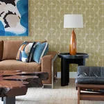 A-Street Prints Baxter Honey Semicircle Mosaic Wallpaper | Wallpaper Twins A-Street Prints Baxter Honey Semicircle Mosaic Wallpaper - SKU 4141-27114