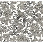 A-Street Prints Beaufort Black Peony Chinoiserie Wallpaper | Wallpaper Twins A-Street Prints Beaufort Black Peony Chinoiserie Wallpaper - SKU 2927-80410