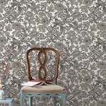 A-Street Prints Beaufort Black Peony Chinoiserie Wallpaper | Wallpaper Twins A-Street Prints Beaufort Black Peony Chinoiserie Wallpaper - SKU 2927-80410