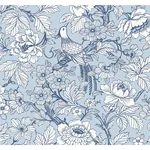A-Street Prints Beaufort Light Blue Peony Chinoiserie Wallpaper | Wallpaper Twins A-Street Prints Beaufort Light Blue Peony Chinoiserie Wallpaper - SKU 2927-80402